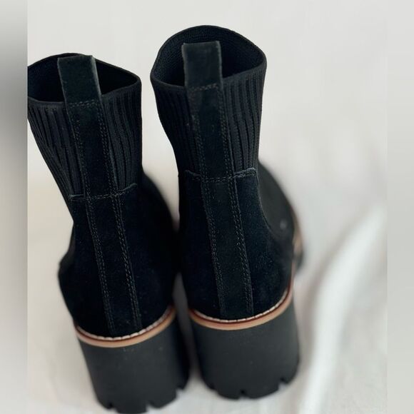 Blondo Womens Size 6 Dexter Waterproof Black Suede Booties - Picture 5 of 9